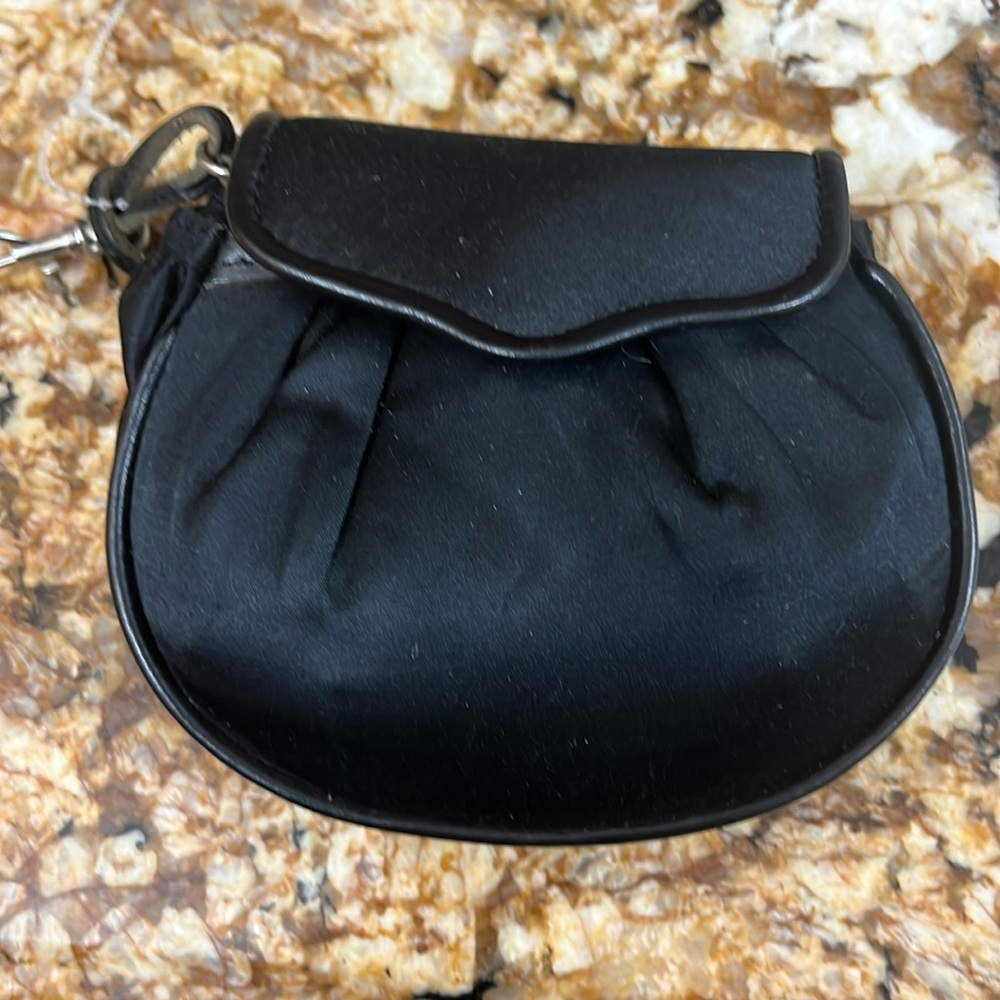 Ralph Lauren Rugby vintage Bag clutch. Black Silk.🪗